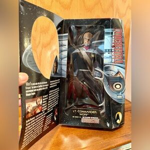 AUTH Star Trek Collector's Edition Worf 12" figure Insurrection Playmates MIB